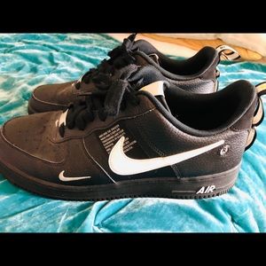 Nike Air black shoes- size 11.5